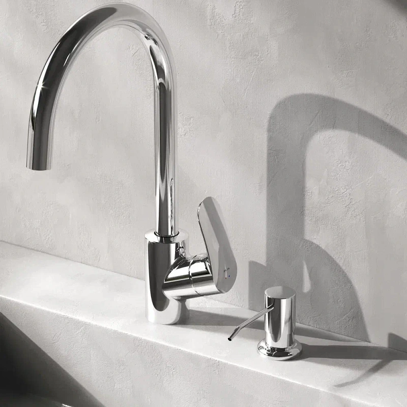 Дозатор для моющего средства AM.PM X-Joy A8437100 встраиваемый, хром