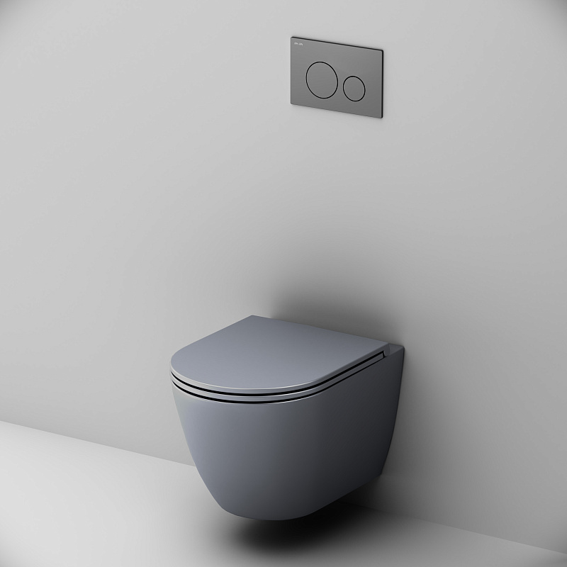 Унитаз подвесной с инсталляцией AM.PM Struktura IS70134.9S1700GR сиденьем микролифт