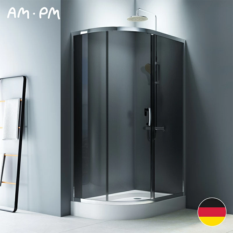 Душевое ограждение без поддона 80x120 AM.PM Like W83G-302U120CG профиль хром