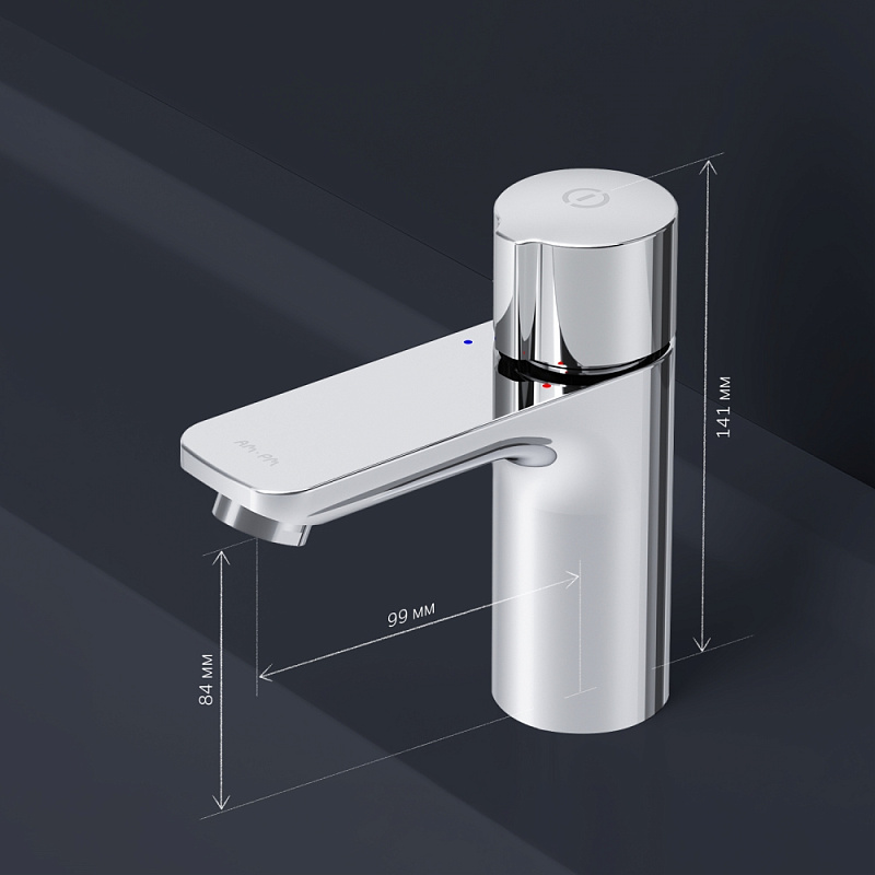 Смеситель для раковины (умывальника) AM.PM X-Joy F85A02500 хром