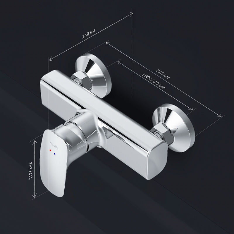 Смеситель для душа AM.PM Spirit 2.1 F71A20000 хром