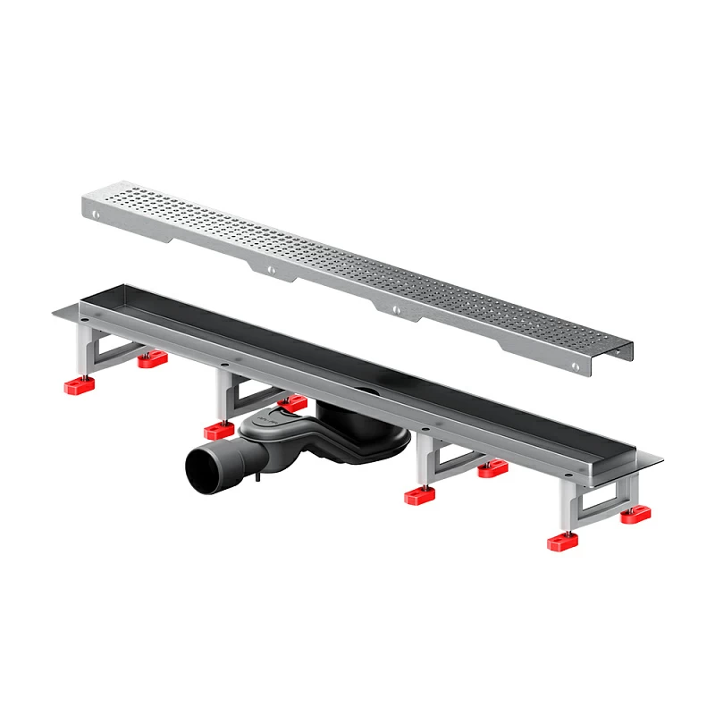 Душевой трап (лоток) 70 AM.PM MasterFlow W01SC-P11-070-01SB комбинированный затвор со стальной матовой решеткой