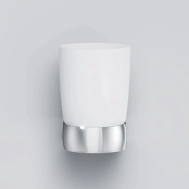 Стакан для зубных щеток настенный AM.PM Sensation A3034300 стеклянный, хром