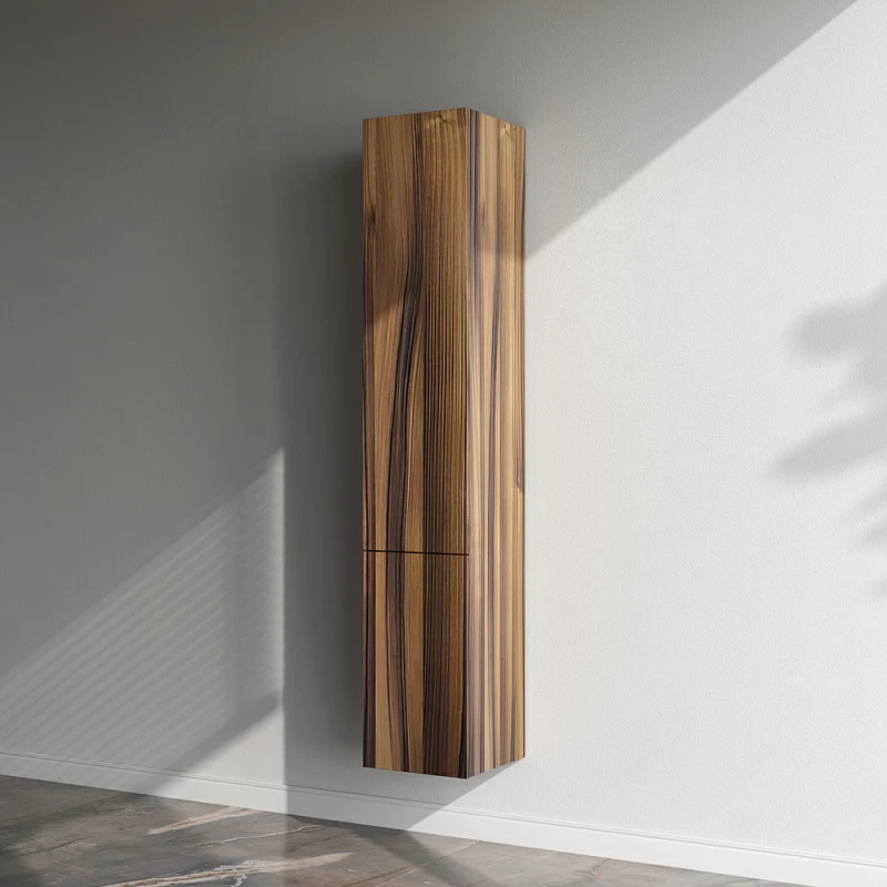 Шкаф-пенал для ванной 30 AM.PM Gem M90CHR0306HF навесной правый орех