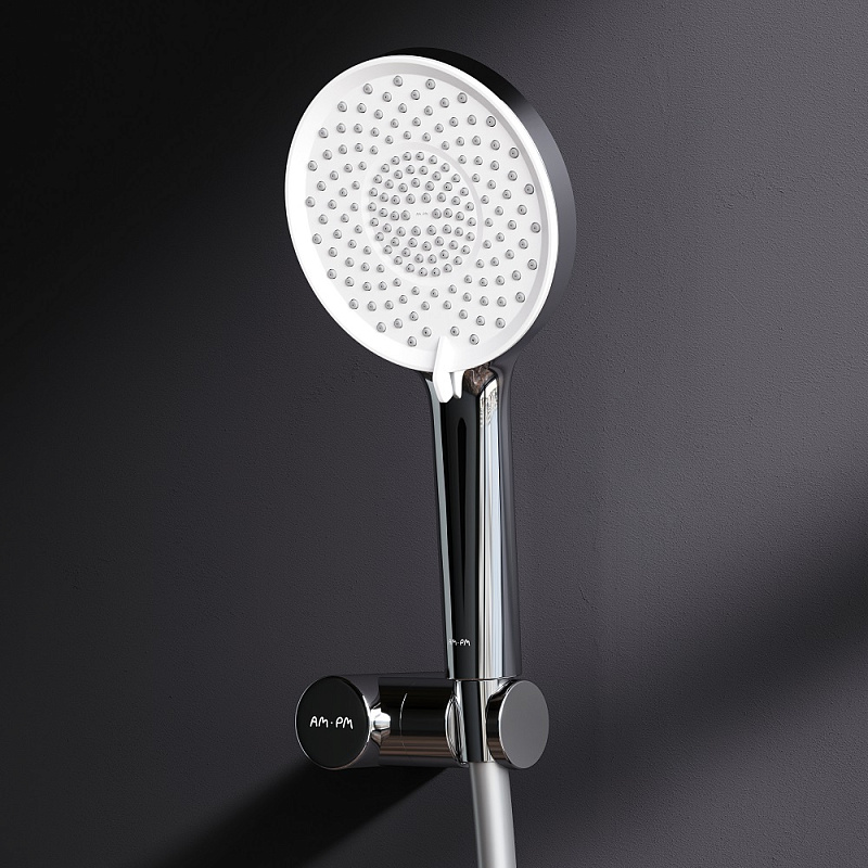 Душевой гарнитур AM.PM X-Joy F01185A000 держатель, шланг, лейка 3 режима, хром