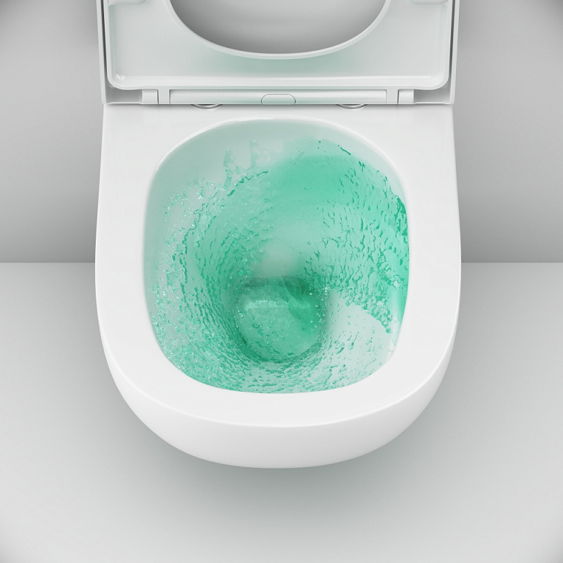 Унитаз подвесной AM.PM Above C9X1900SC торнадо безободковый с сиденьем микролифт, белый