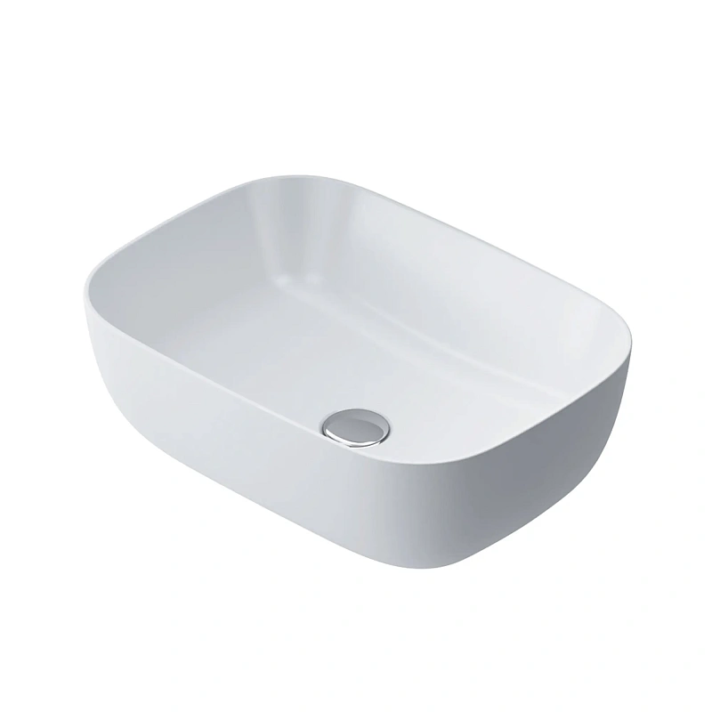 Раковина накладная 45 AM.PM Struktura M9SWCC0451WG белая глянцевая