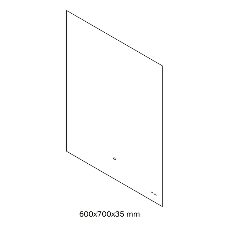 Зеркало с подсветкой в ванную прямоугольное 60 AM.PM X-Joy M85MOX10601S сенсорное