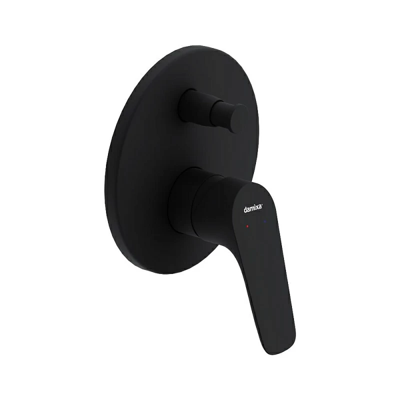 Смеситель для ванны и душа Damixa Jupiter 777100300 черный встраиваемый
