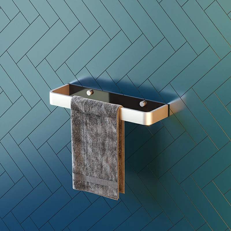 Кольцо для полотенец Damixa Jupiter DA7734400 серебристое