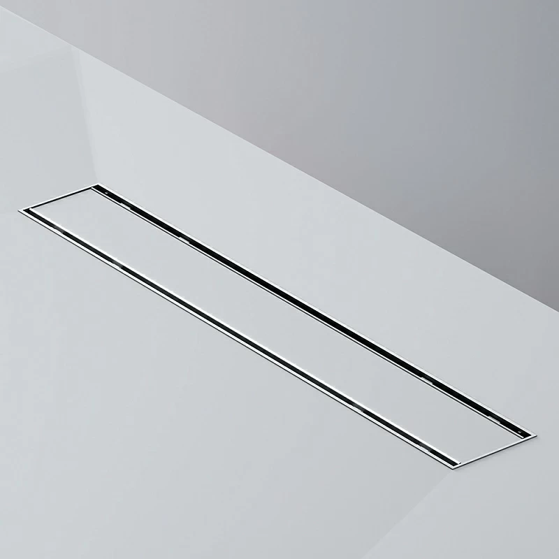 Душевой трап (лоток) 50 AM.PM PrimeFlow W02SC-U11-050-04SB комбинированный затвор со стальной матовой решеткой под плитку