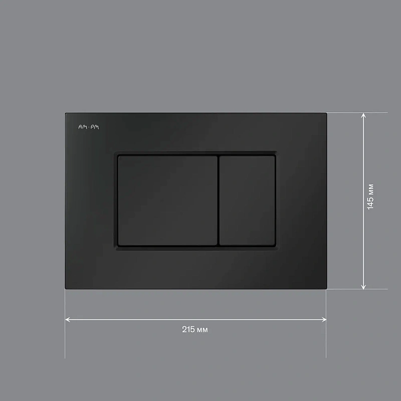Клавиша смыва для инсталляции AM.PM ProC S I070238 механическая черная матовая
