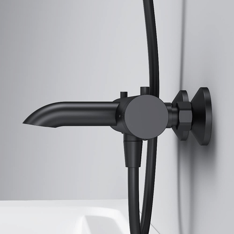 Смеситель для ванны и душа AM.PM Libre F6050022 термостат черный