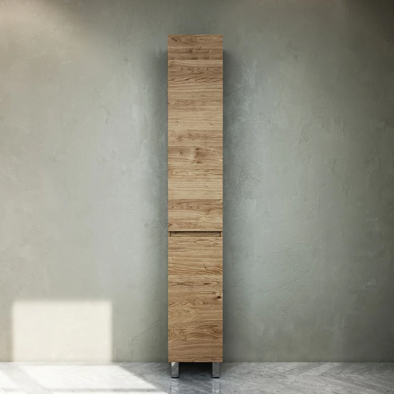 Шкаф-пенал для ванной 30 AM.PM Gem S M91CSR0306OF напольный правый светлый дуб