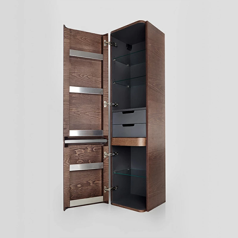 Шкаф-пенал для ванной 40 AM.PM Sensation M30CHL0406NF навесной левый орех