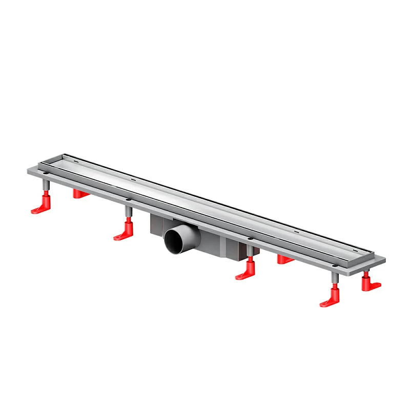 Душевой трап (лоток) 80 AM.PM PrimeFlow W02SC-U11-080-04SB комбинированный затвор со стальной матовой решеткой под плитку