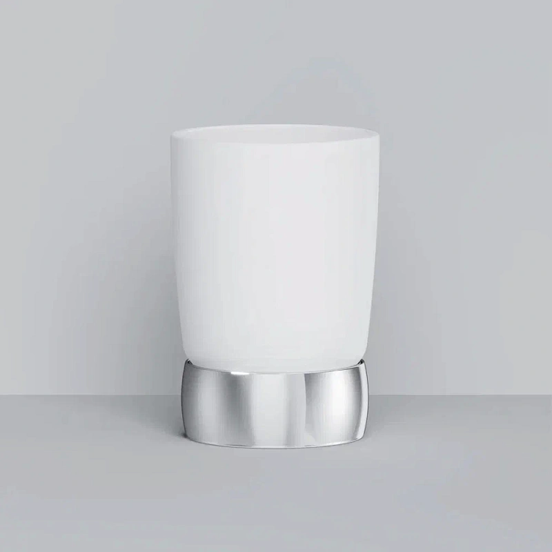 Стакан для зубных щеток AM.PM Sensation A3031300 стеклянный, отдельностоящий, хром