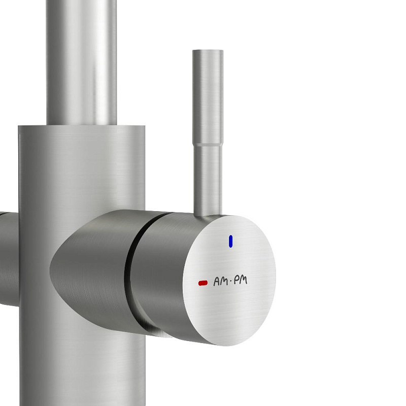 Смеситель для кухни AM.PM X-Joy S F85B07711 высокий, с каналом питьевой воды, сатин