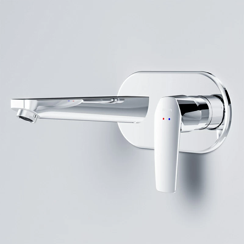 Смеситель для раковины (умывальника) AM.PM Gem F90A72200 хром встраиваемый