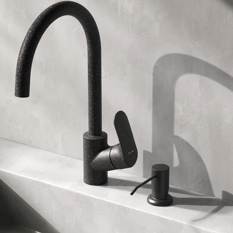 Дозатор для моющего средства AM.PM X-Joy A8437122 встраиваемый, черный