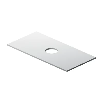 Столешница в ванную под раковину 100 AM.PM Func M8FST1001WG белый глянец