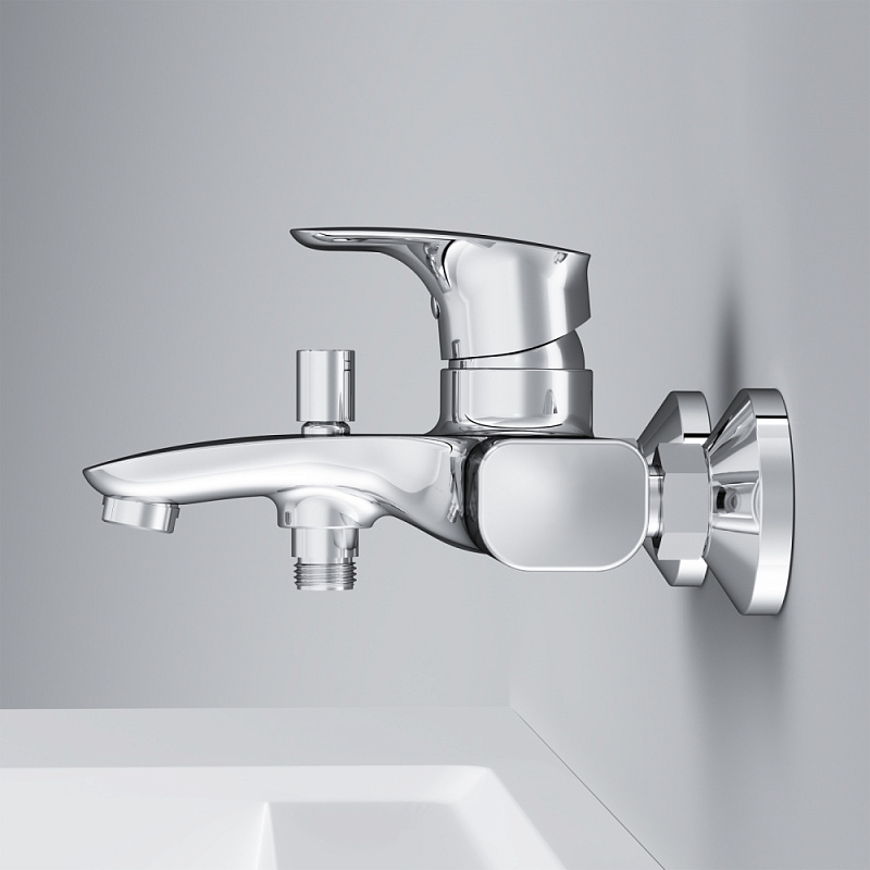 Смеситель для ванны и душа AM.PM Spirit 2.1 F71A10000 хром