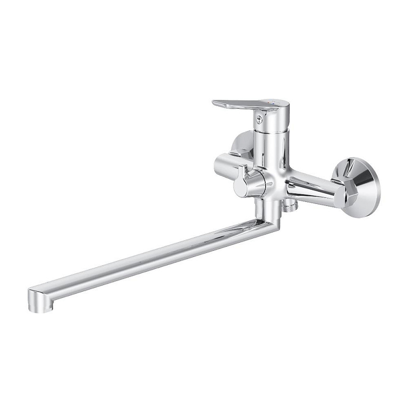 Смеситель для ванны и душа AM.PM Crave F9C90200 длинный излив, хром