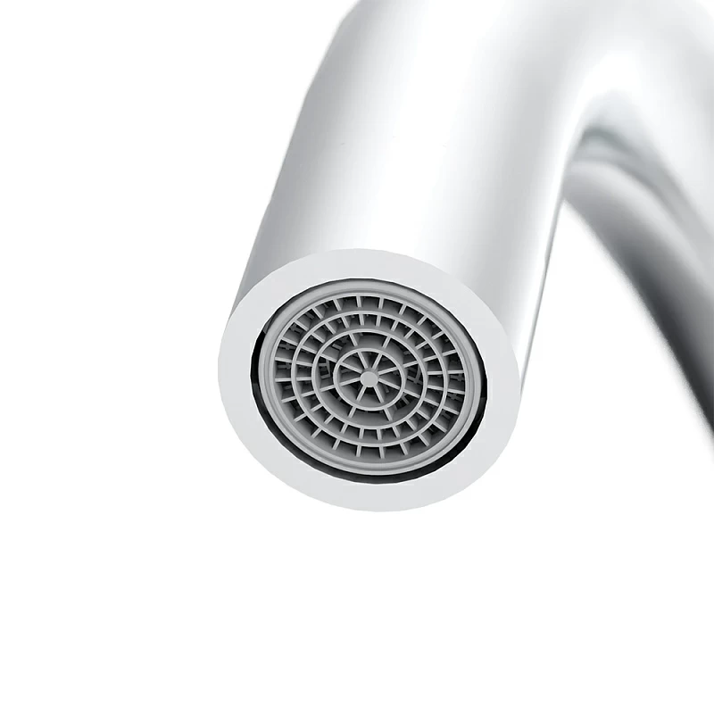 Смеситель для кухни Damixa Origin Balance 790720000 высокий, черный, с хромированным изливом