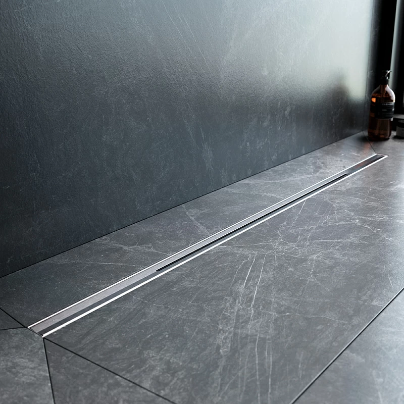 Душевой трап (лоток) 100 AM.PM MasterFlow Slim W01SC-S11-100-05SB комбинированный затвор со стальной матовой решеткой