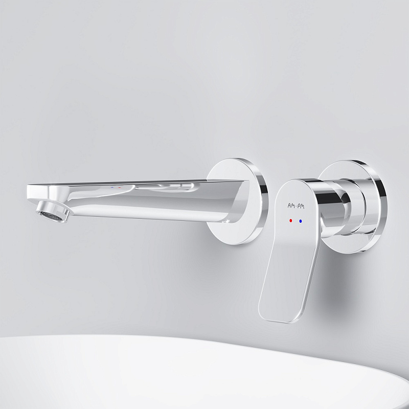 Смеситель для раковины (умывальника) AM.PM X-Joy F85A72600 хром встраиваемый