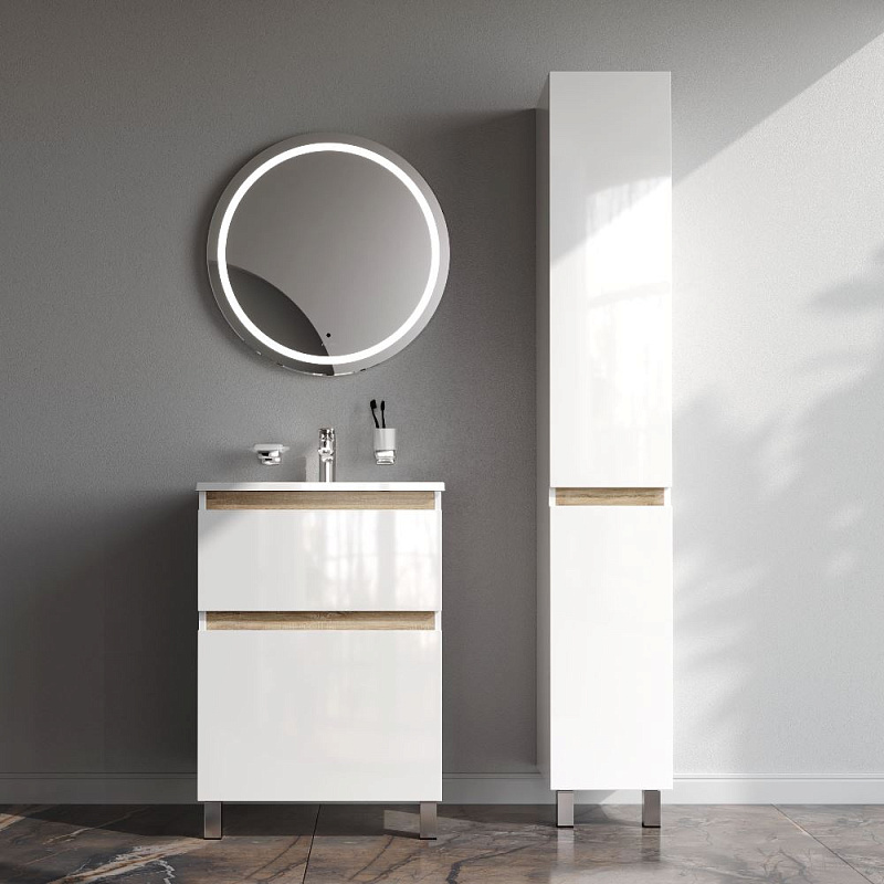 Тумба под раковину 60 AM.PM X-Joy M85AFSX06021WG напольная белый глянец