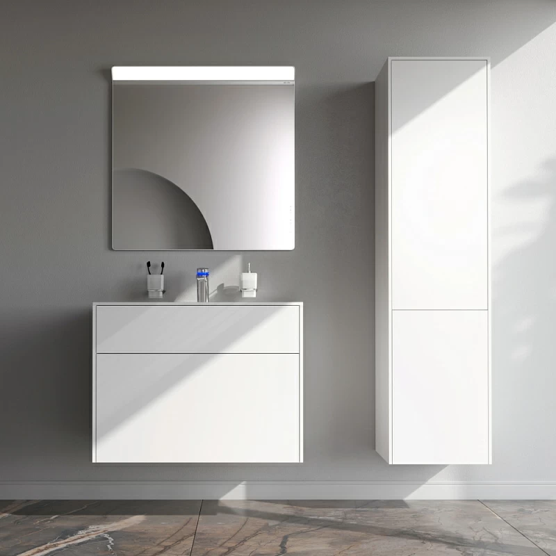 Тумба под раковину 80 AM.PM Inspire 2.0 M50AFHX0803WM подвесная белая матовая