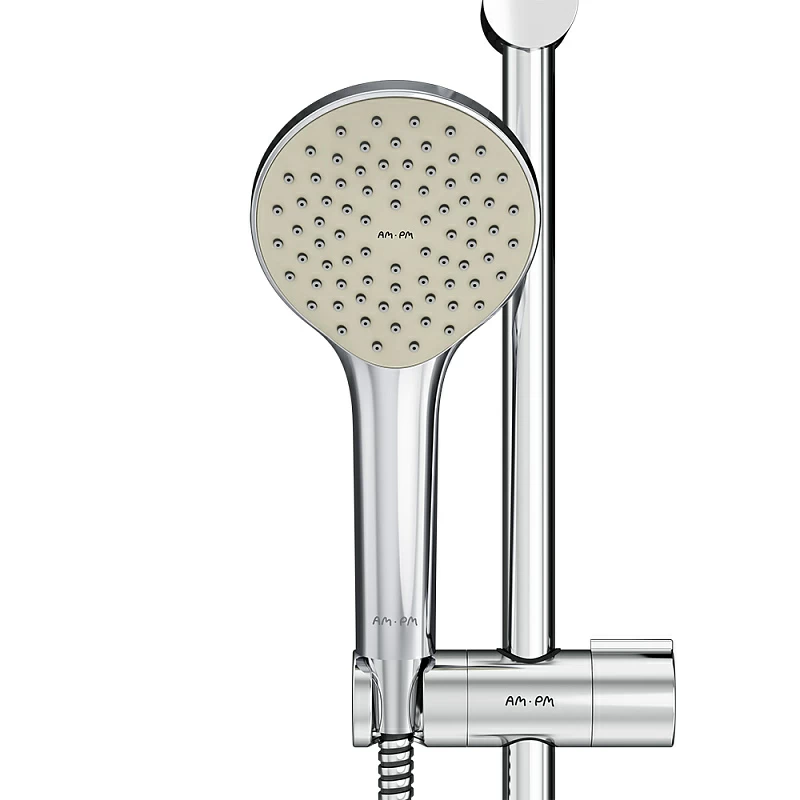 Душевой гарнитур AM.PM Gem F0190000 штанга, шланг, лейка 1 режим, хром