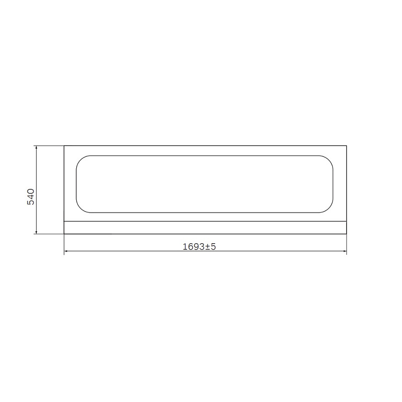 Панель 170 AM.PM W80A-170-070W-P под ванну Like