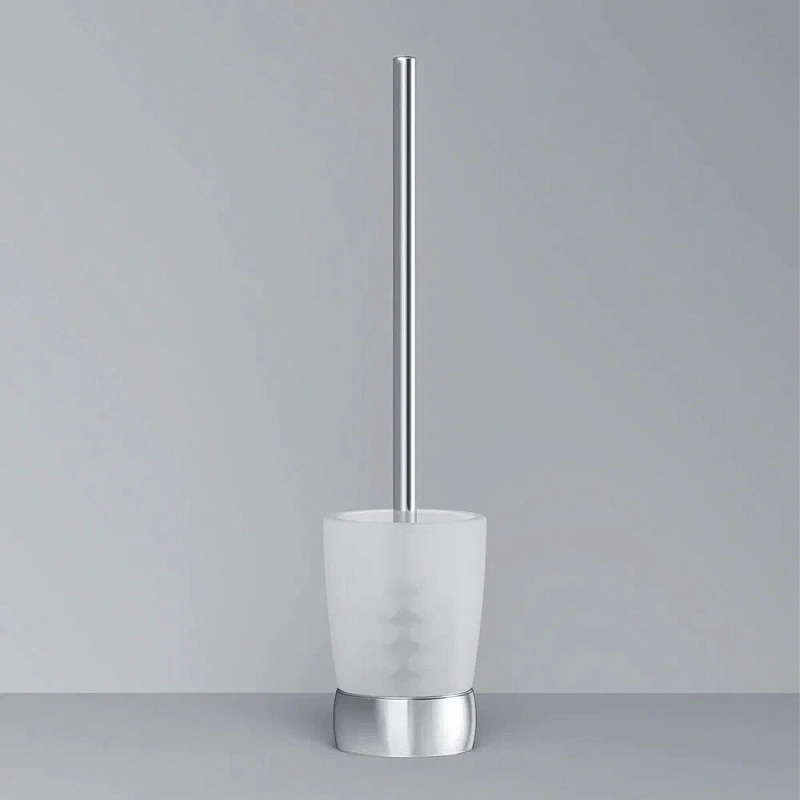 Ершик для унитаза AM.PM Sensation A3033200 со стеклянной напольной подставкой, хром