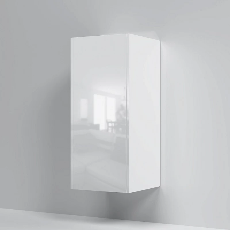 Шкаф с полками 40 AM.PM Func M8FCH04029WG правый белый глянец