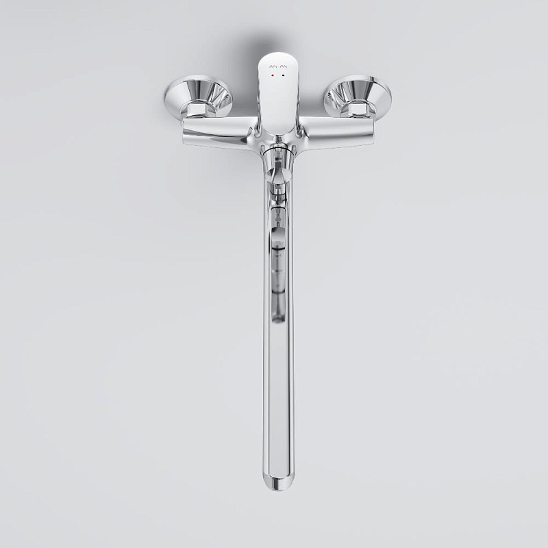 Смеситель для ванны и душа AM.PM Above F9X90200 длинный излив, хром