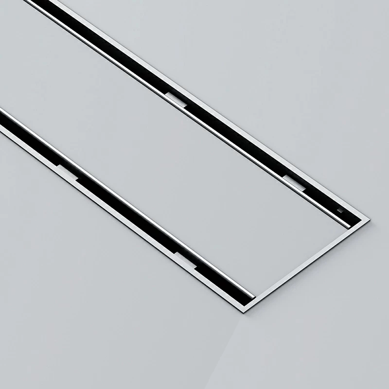 Душевой трап (лоток) 50 AM.PM PrimeFlow W02SC-U11-050-04SB комбинированный затвор со стальной матовой решеткой под плитку