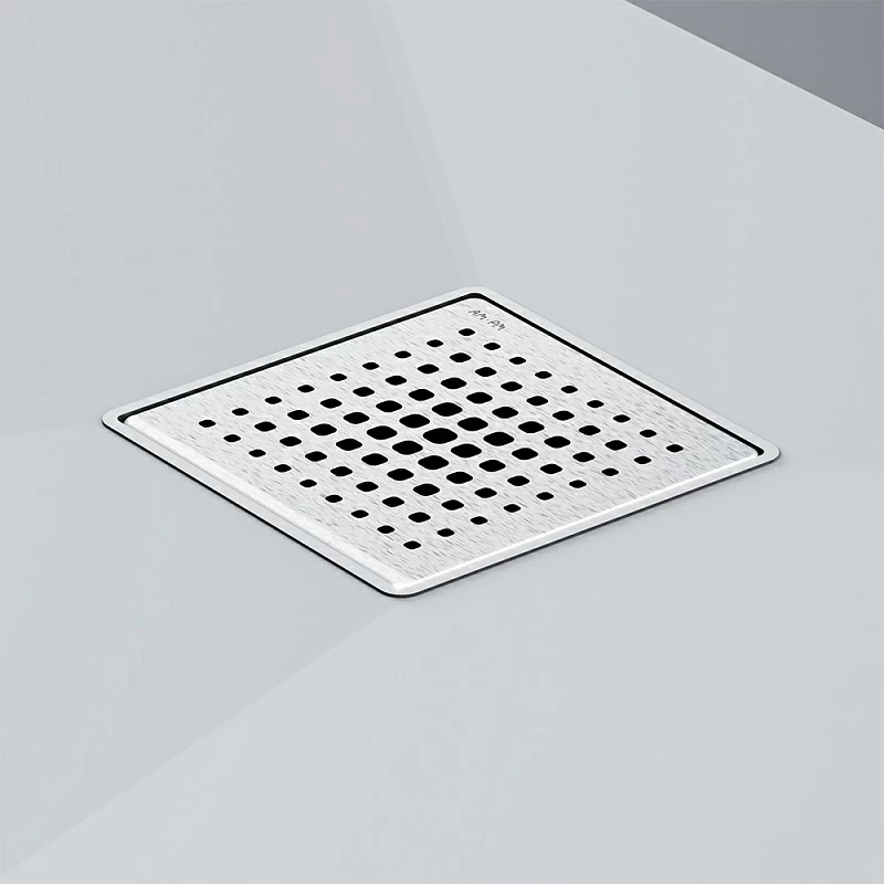 Душевой трап 10x10 AM.PM MasterFlow W01BD-P11-010-01SB комбинированный затвор со стальной матовой решеткой