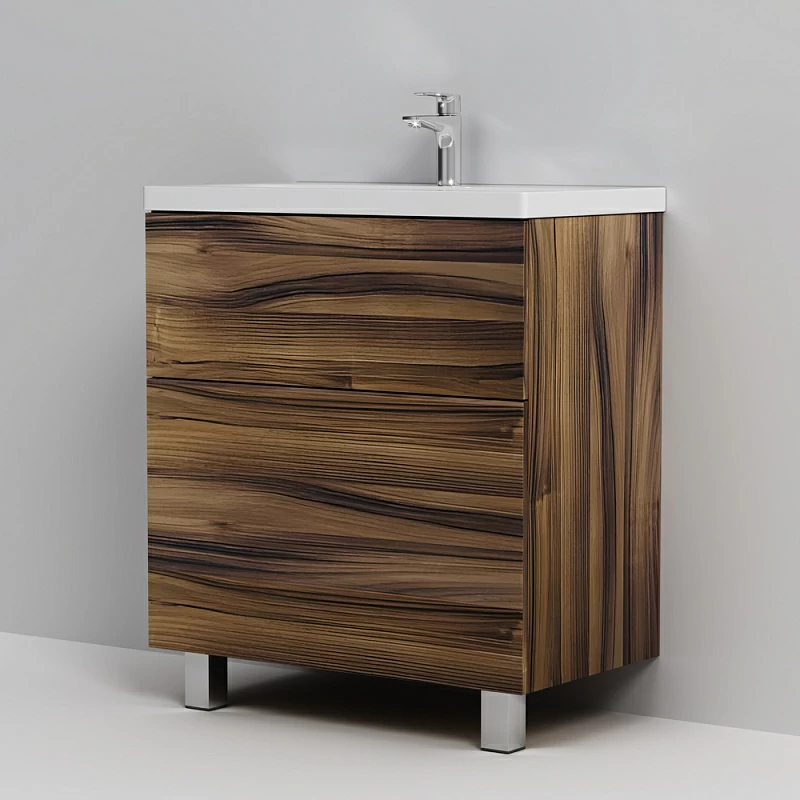 Тумба под раковину 75 AM.PM Gem M90FSX0752HF напольная под дерево орех