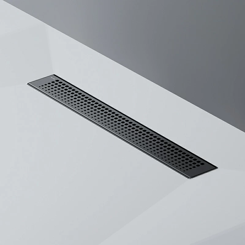 Душевой трап (лоток) 50 AM.PM MasterFlow W01SC-P11-050-01BM комбинированный затвор с черной матовой решеткой