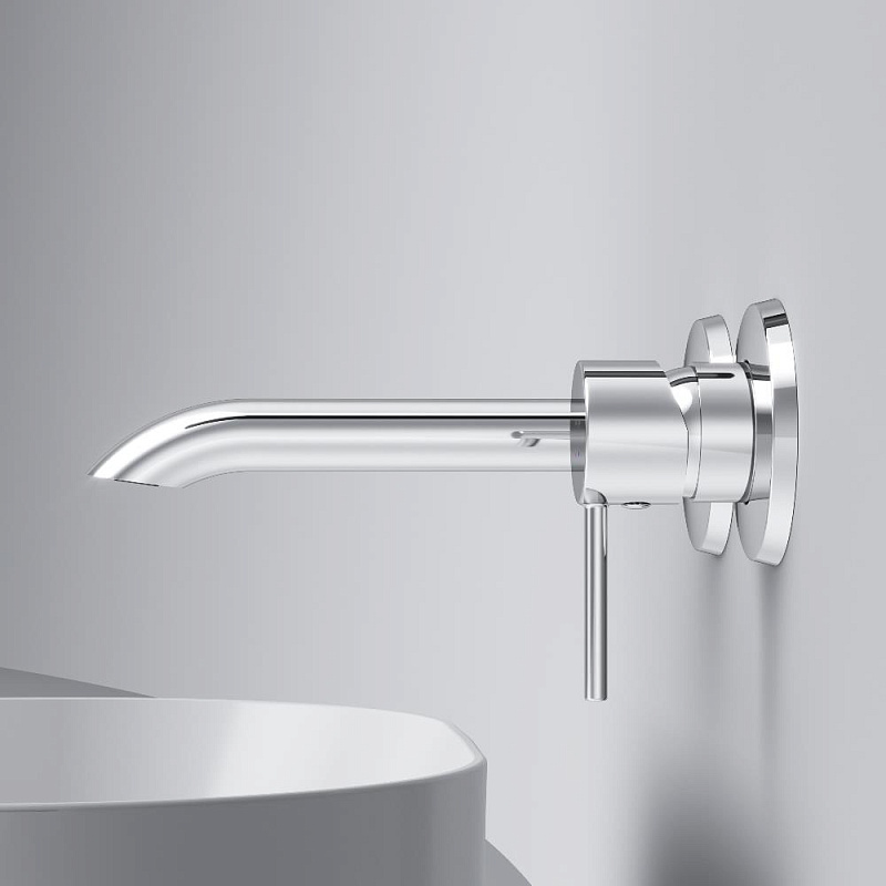 Смеситель для раковины (умывальника) AM.PM Libre F6072600 хром встраиваемый