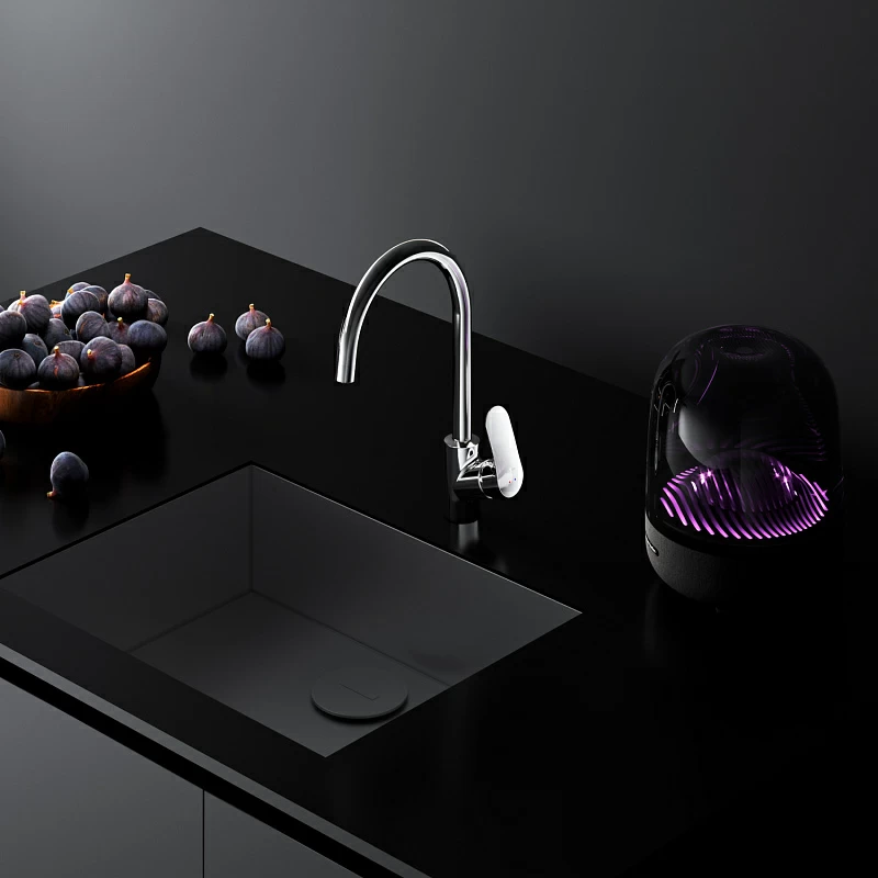 Смеситель для кухни AM.PM Like F8007700 высокий с каналом питьевой воды, хром