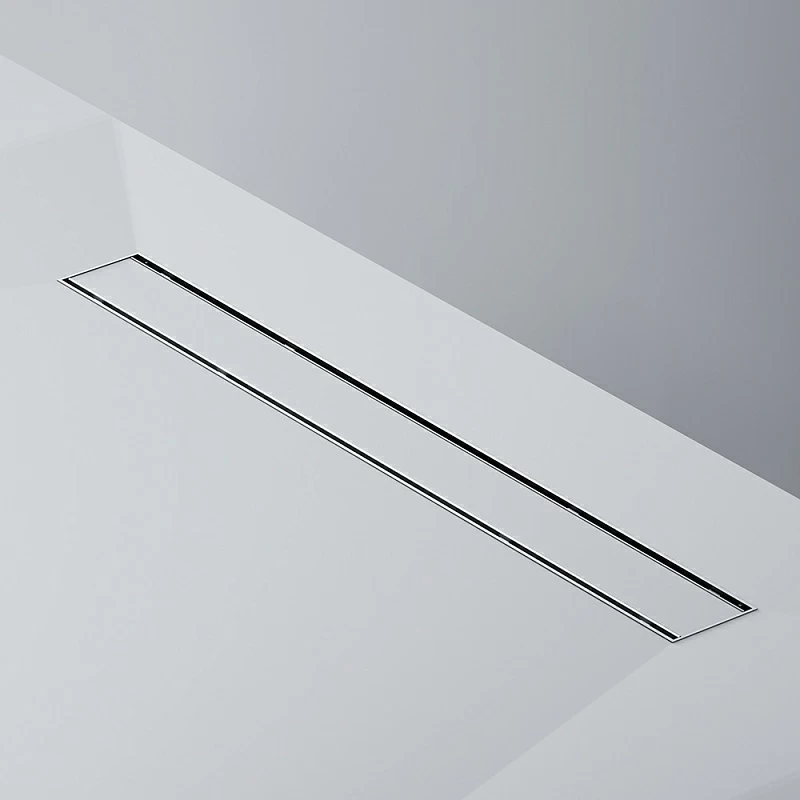 Душевой трап (лоток) 70 AM.PM PrimeFlow W02SC-U11-070-04SB комбинированный затвор со стальной матовой решеткой под плитку