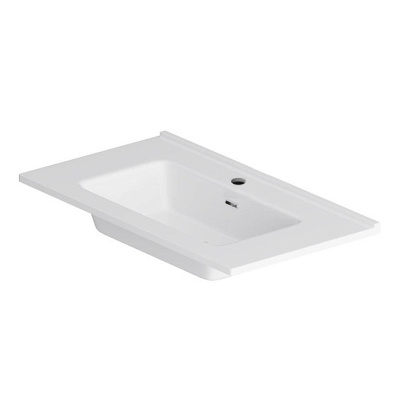 Раковина мебельная 80 AM.PM Sense M7BWCC0802WG белая встраиваемая