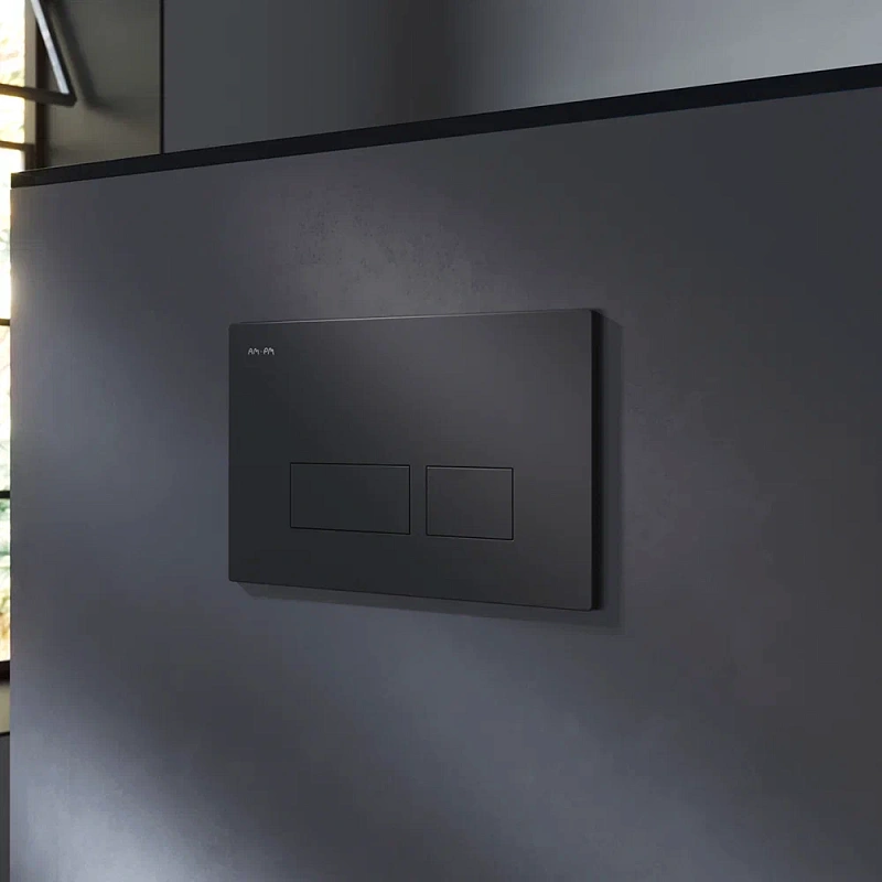 Инсталляция для подвесного унитаза AM.PM Pro I012704.7038 с пневм. клавишей черный матовый