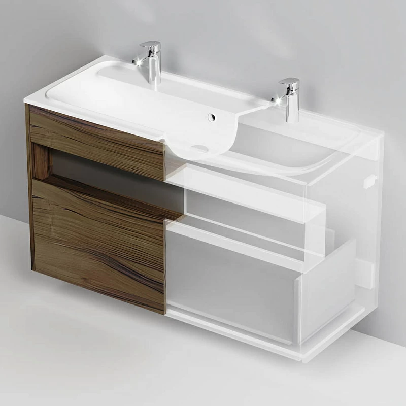 Тумба под раковину 120 AM.PM Func M8FFUX1201OF под дерево