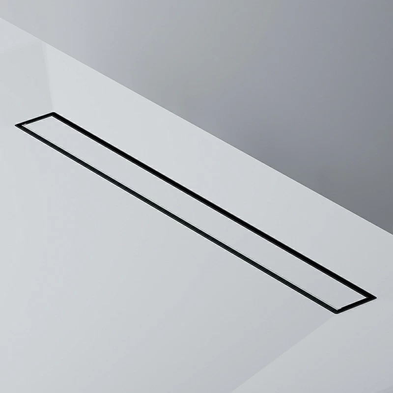 Душевой трап (лоток) 70 AM.PM MasterFlow W01SC-U11-070-04BM комбинированный затвор с черной матовой решеткой под плитку