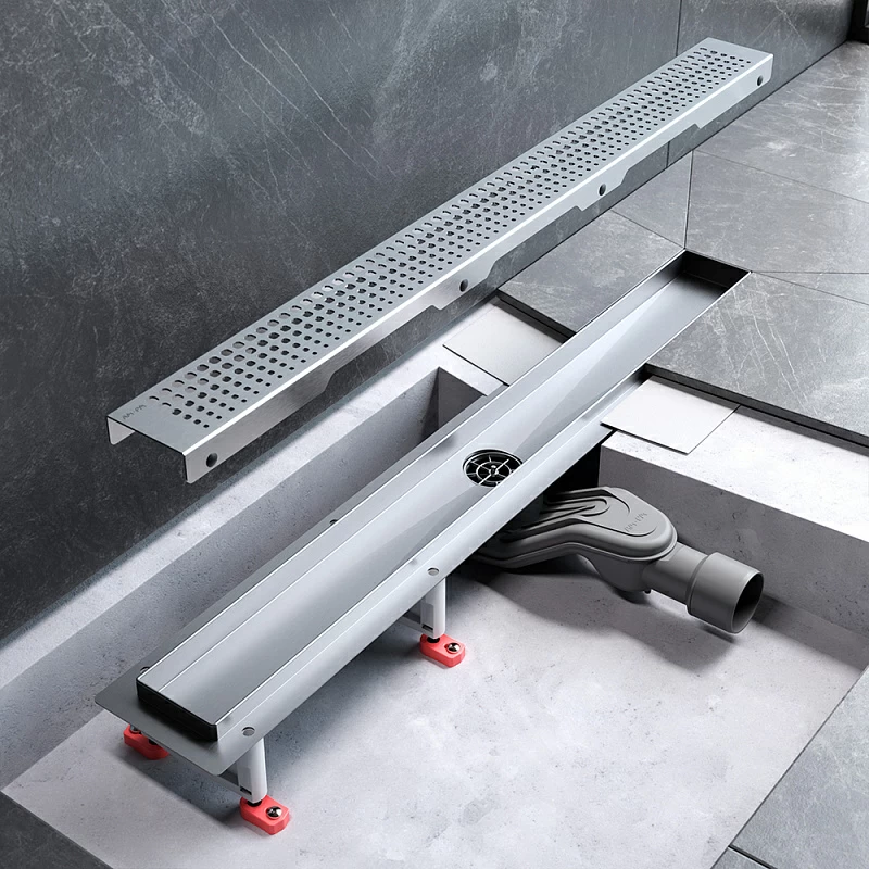 Душевой трап (лоток) 70 AM.PM MasterFlow W01SC-P11-070-01SB комбинированный затвор со стальной матовой решеткой