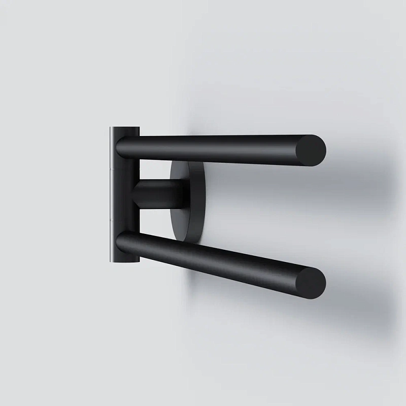 Вешалка для полотенец AM.PM X-Joy A85A32622 поворотная двойная черная